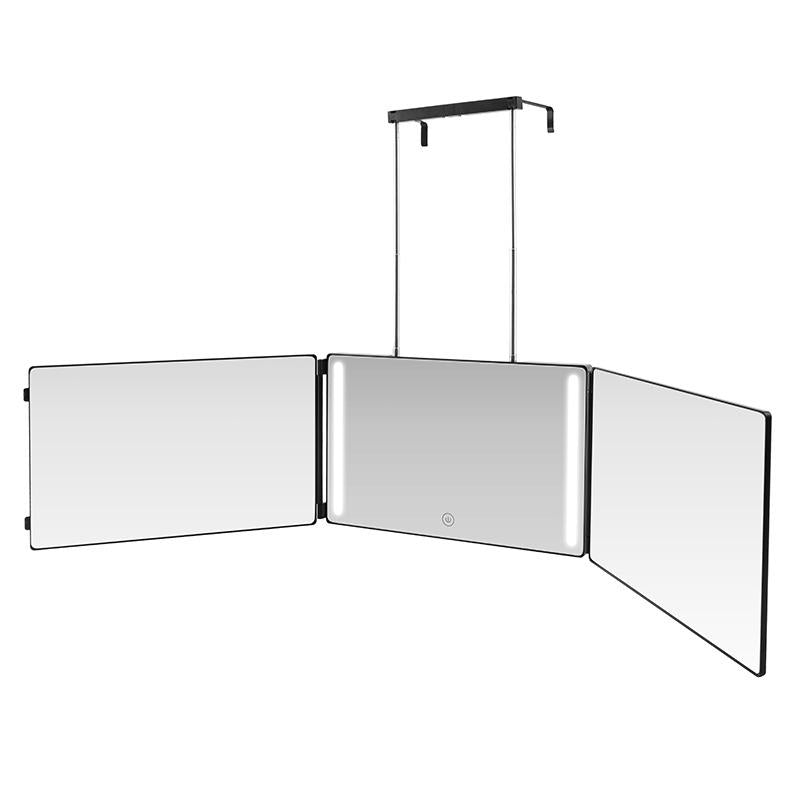 The 360 Mirror - Adjustable Trifold Barber Miror to Cut Your Own Hair